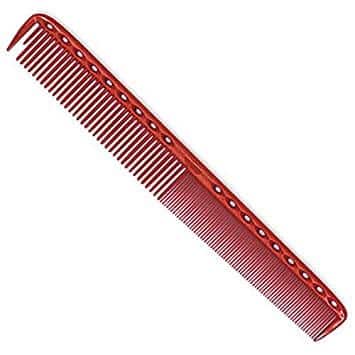 YS Park 336 Fine Cutting Comb Long Tooth red