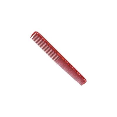YS Park 335 Fine Cutting Comb Extra Long red
