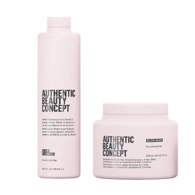 Authentic Beauty Concept Glow Cleanser 300ml and Glow Mask 200ml