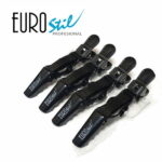 Eurostil Dragon G Clips Black  4 pcs (04375)