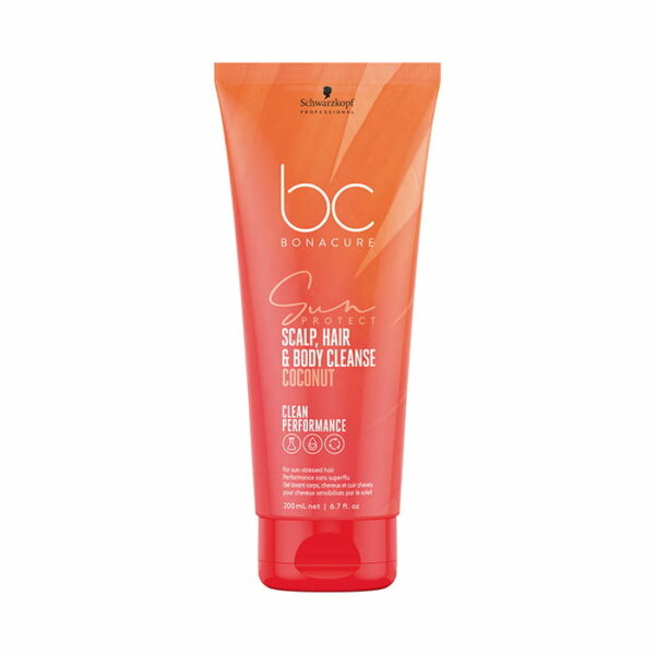 Schwarzkopf Professional Bc Bonacure Sun Protect 3-in-1 Scalp Hair & Body Cleanse 200ml