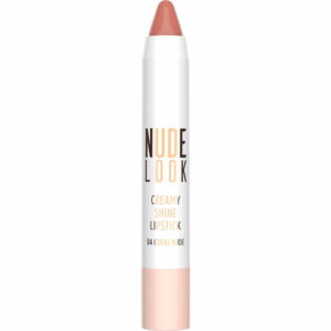 Golden Rose Nude Look Creamy Shine Lipstick 04 Coral Nude 3.5gr