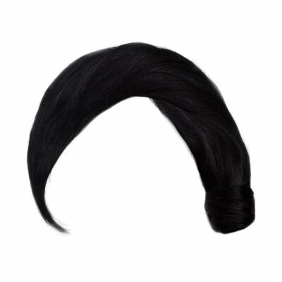 Seamless1 Human Hair Ponytail Extensions Midnight