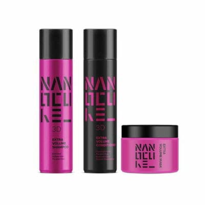 Keratin Nanocure 3D Extra Volume Set Shampoo 500ml & Conditioner 500ml & Mask 250ml