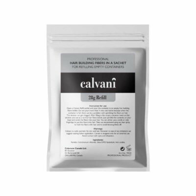 Calvani Hair Building Fibers Refill Σκόνη Πύκνωσης 28g Καφέ-Καστανό