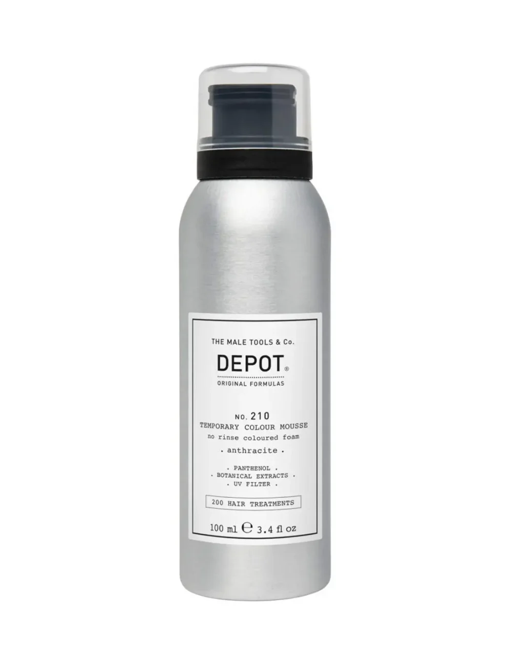 Depot Temporary Colour Mousse 210 Anthracite 100ml