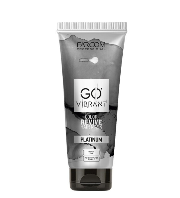 a gray and white hair mask