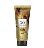 a brown and gold hair mask