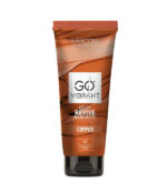 a brown tube of hair mask