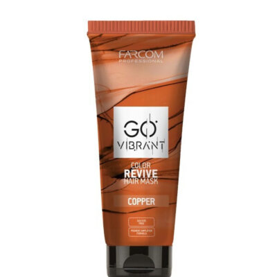 a brown tube of hair mask
