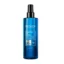 a blue bottle of hair spray