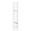 a white bottle with black text