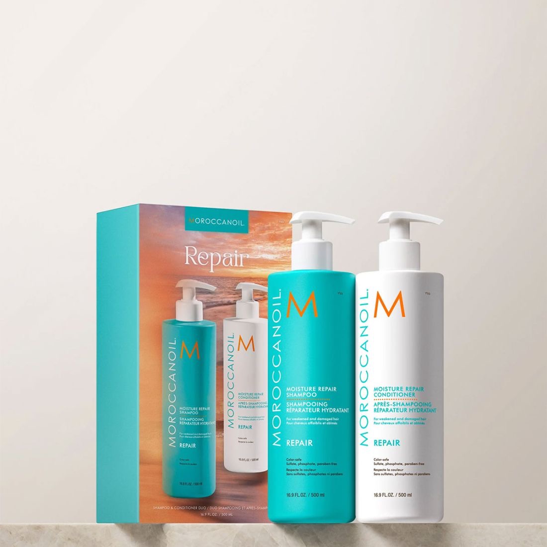 Moroccanoil Repair Shampoo 500ml & Conditioner Duo 500ml